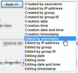 Field properties pane - automatic value